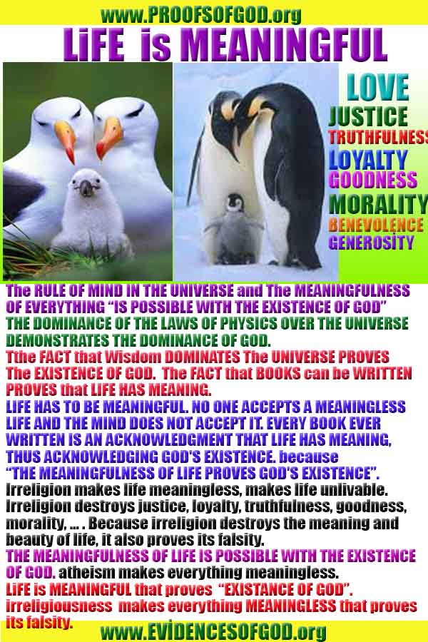 Proofs and Evidences of GOD's existance
