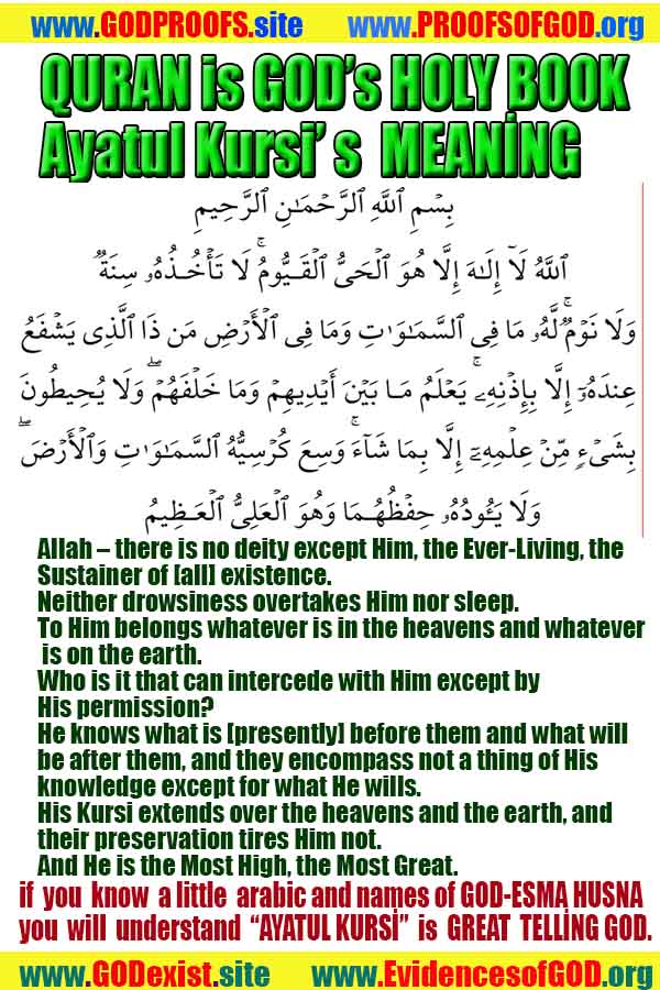 God is real, God exists here Proofs and evidences, Proofs and evidences of God