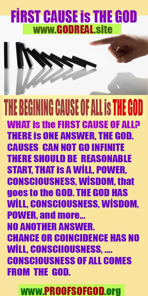 God is real, God exists here Proofs and evidences, Proofs and evidences of God