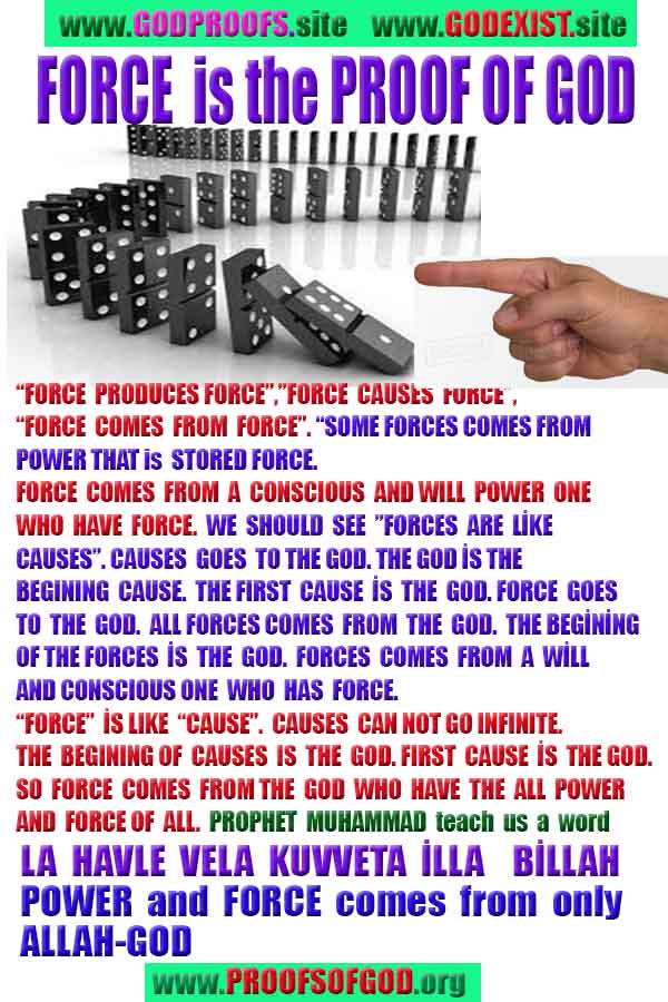 Proofs and Evidences of GOD's existance