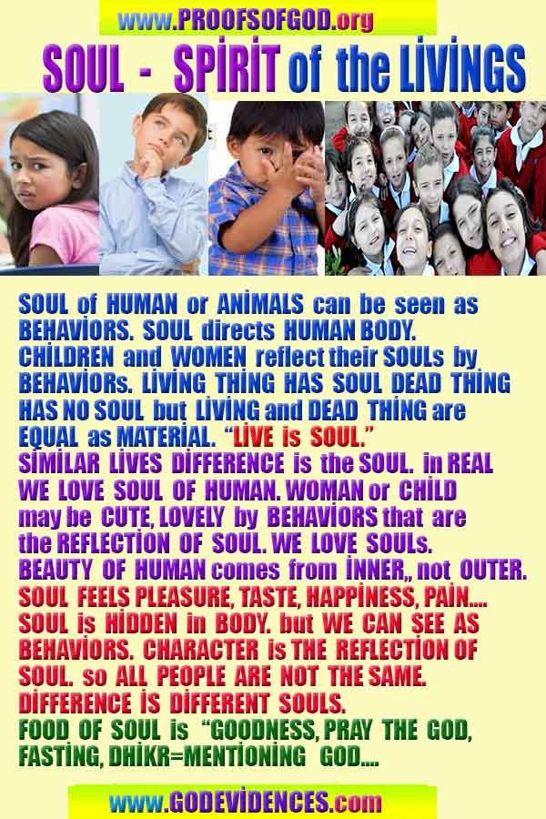 Proofs and Evidences of GOD's existance