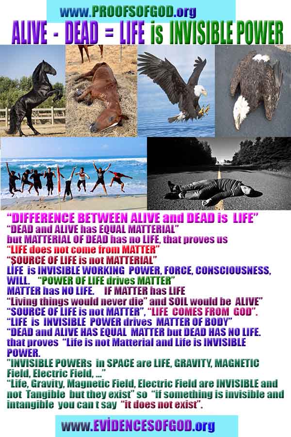 God is real, God exists here Proofs and evidences, Proofs and evidences of God