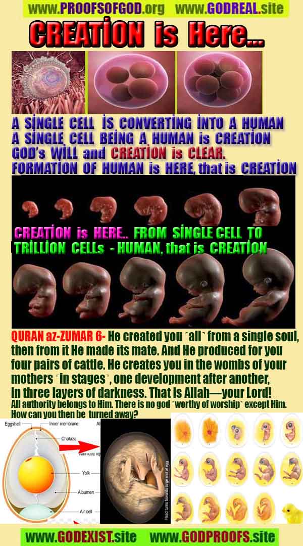 Proofs and Evidences of GOD's existance