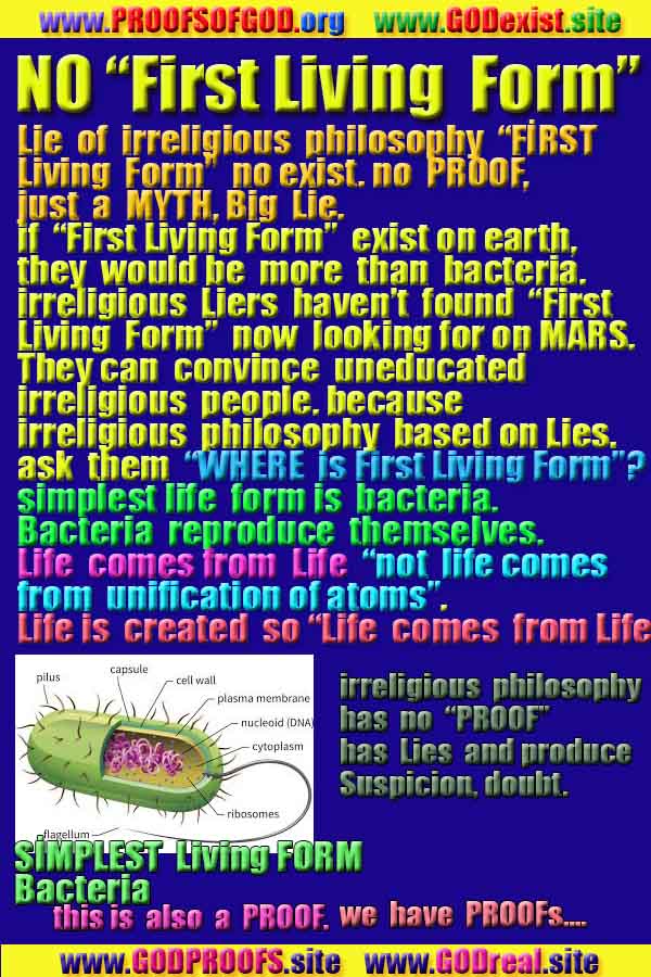 Proofs and Evidences of GOD's existance